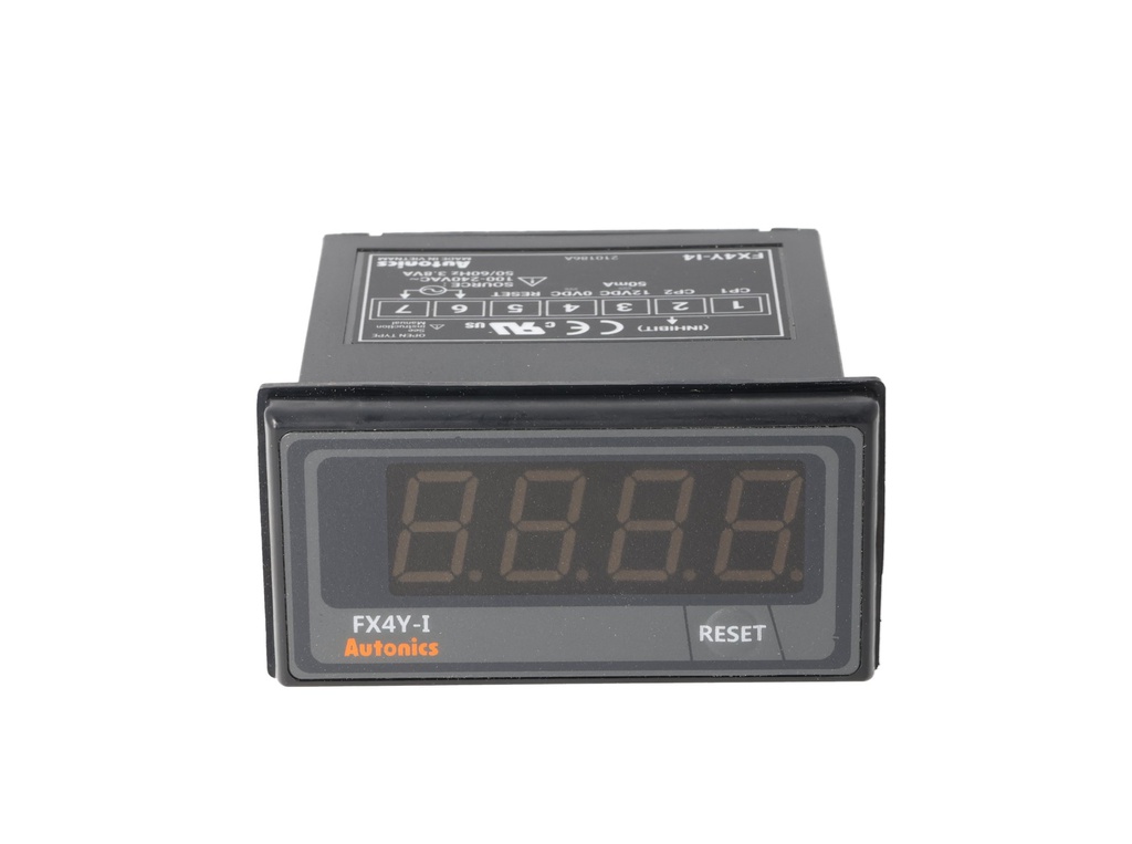 FX4Y-I4 — CONTADOR TIMER 4 DIGITOS 100-240VCA 72X36mm (ESTADO O INDICADOR)