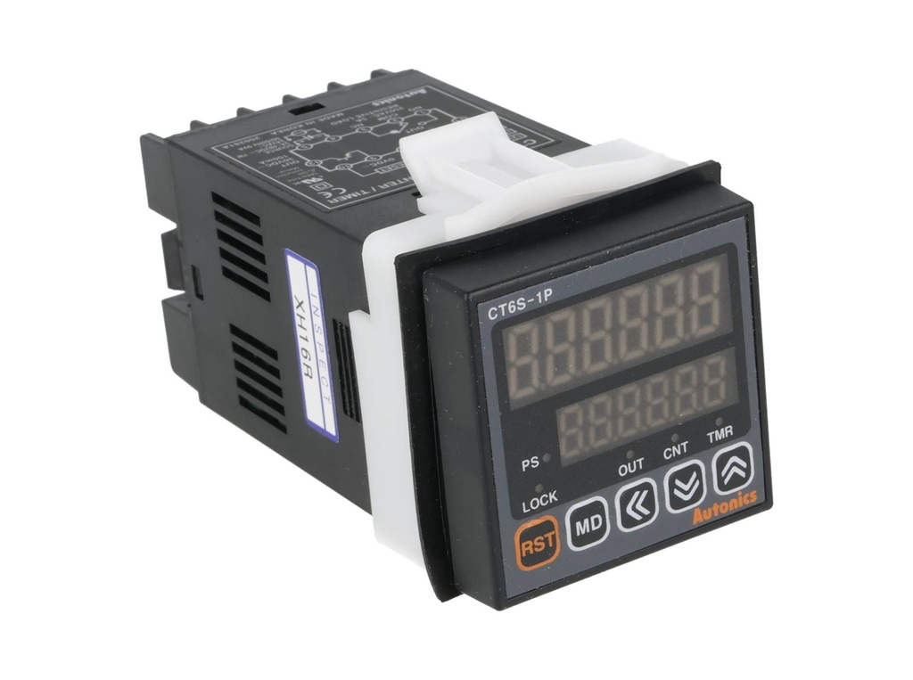 CT6S-1P2 — CONTADOR/TIMER 24-60VCD1/16DIN 6D 2 PRES2 RELAY 1 SALIDA NPN 24-60VCD