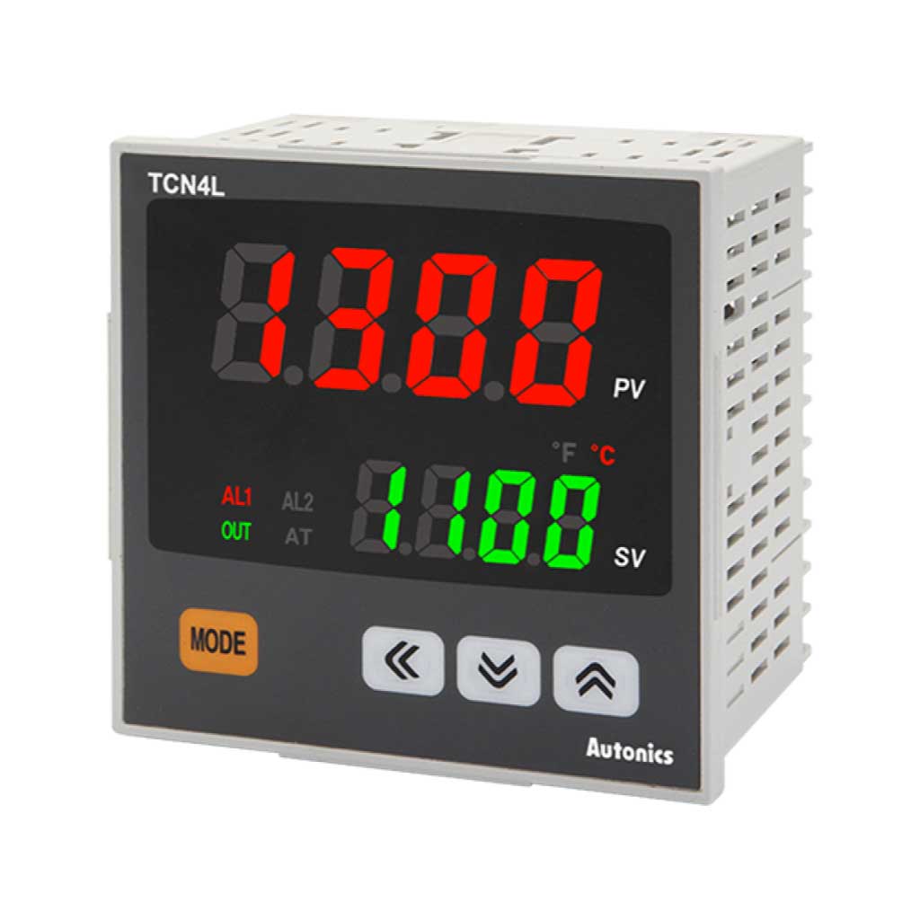 TCN4L-24R — CONTROL DE TEMPERATURA 1/4 DIN DOBLE DISPLAY