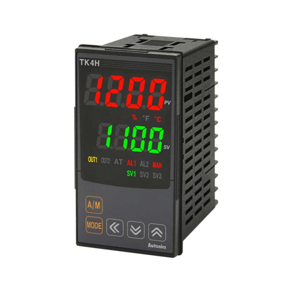 TK4H-14SR — CONTROLADOR DE TEMP, 1/8 DIN 1 ALARMA