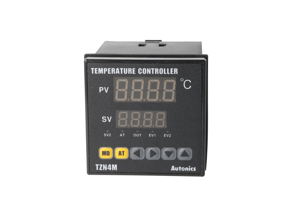 TZN4M-T4S — CONTROLADOR DE TEMP. PID 100-240VCA, 72X72X88mm, SALIDA/RELEVADOR ESTADO IDO.