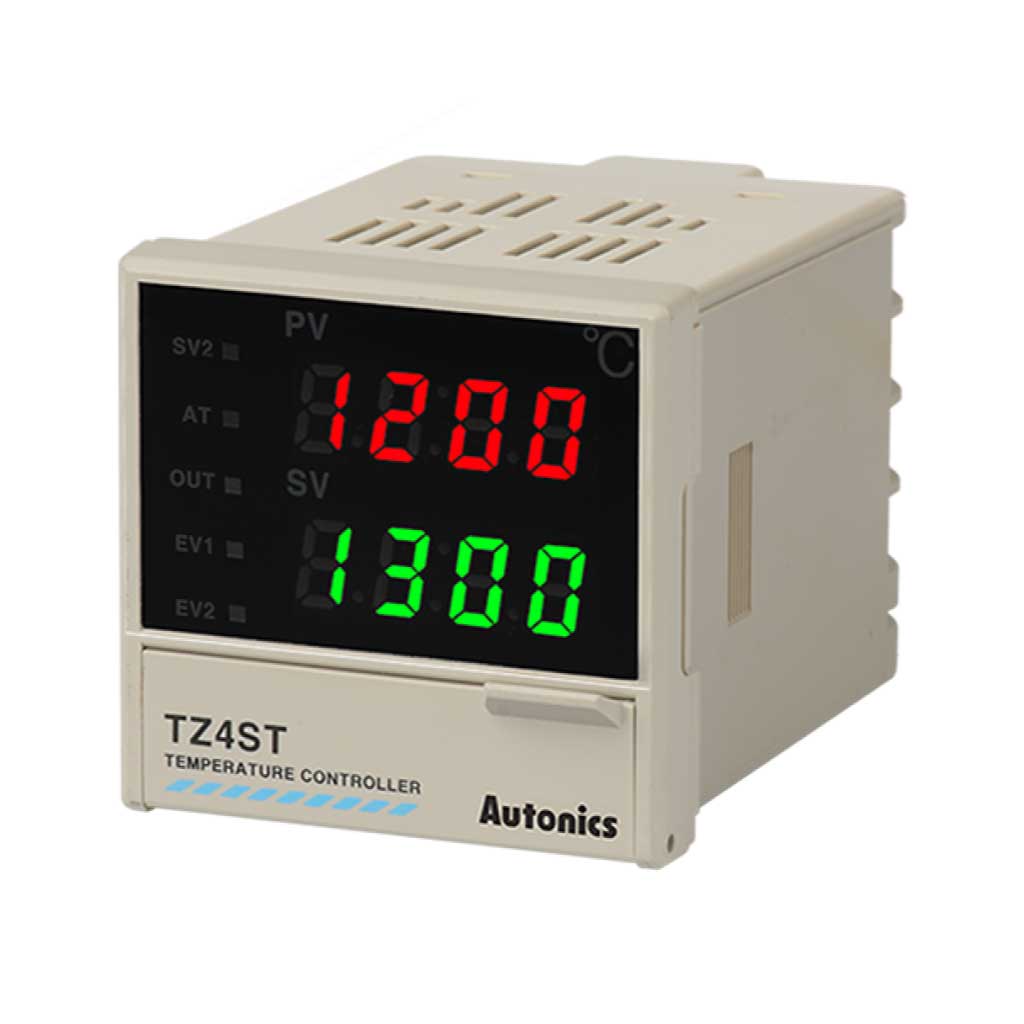 TZ4ST-24C — CONTROLADOR DE TEMP. PID 100-240VCA, 48X48X95mm, SALIDA/CORRIENTE.