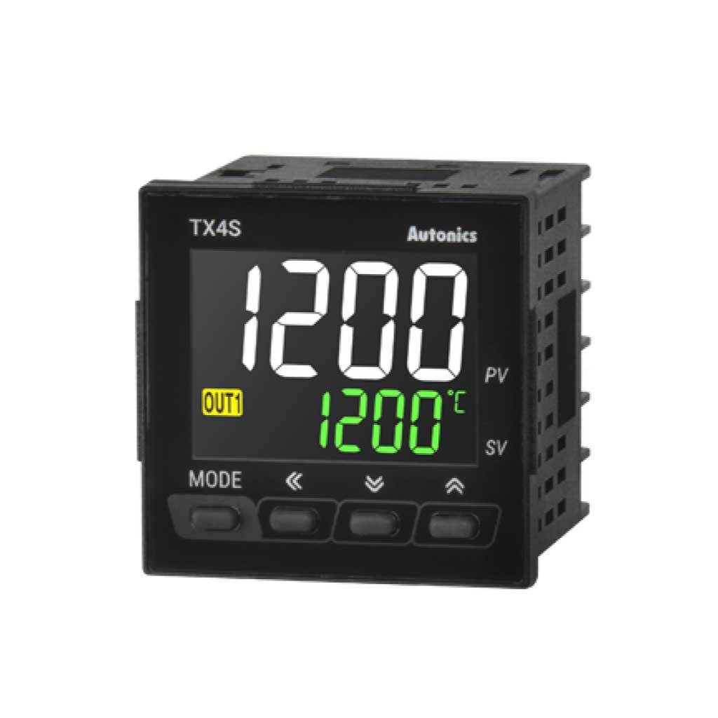 TX4S-14C — CONTROLADOR DE TEMP. PID, 100X240VCA, 1ALARMA, SALIDA CORRIENTE Ó RELEVADOR DE ESTADO SÓLIDO, 48X48mm COMPACTO