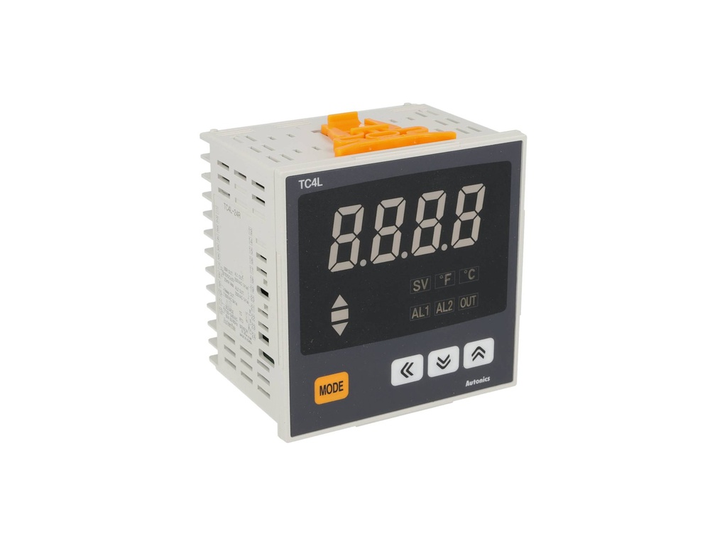 TC4L-24R — CONTROLADOR DE TEMPERATURA PID 100-240VCA 1DISPLAY, 1/4DIN 1SAL/2AL. REL/SSR, J, K, PT100