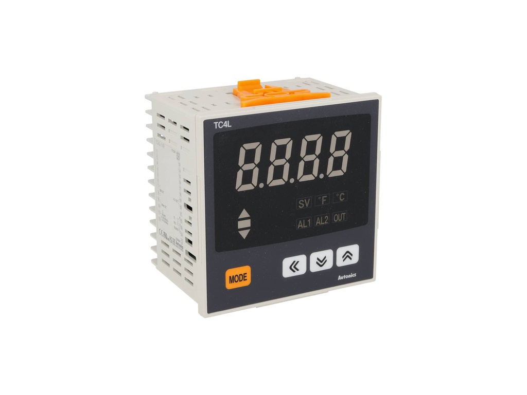 TC4L-14R — CONTROLADOR DE TEMPERATURA PID 100-240VCA 1DISPLAY, 1/4DIN 1SAL/AL.RELAY/SSR, J, K, PT100