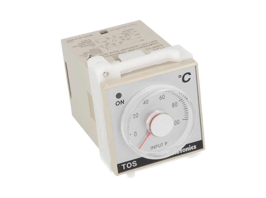 TOS-B4RP1C — CONTROLADOR DE TEMPERATURA ANALOGICOICO PT100 0-100° CSALIDA A RELEVADOR 48X48X79mm.