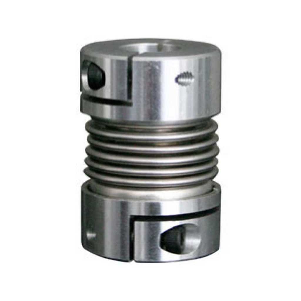 BB-8X8-D20L32 — COPLE FLEXIBLE ALUMINIO D1 8mm, D2 8mm, DEXT 23mm, LONGITUD 32mm, TORQUE 2Nm, VELOCIDAD MAXIMA 18.000RPM