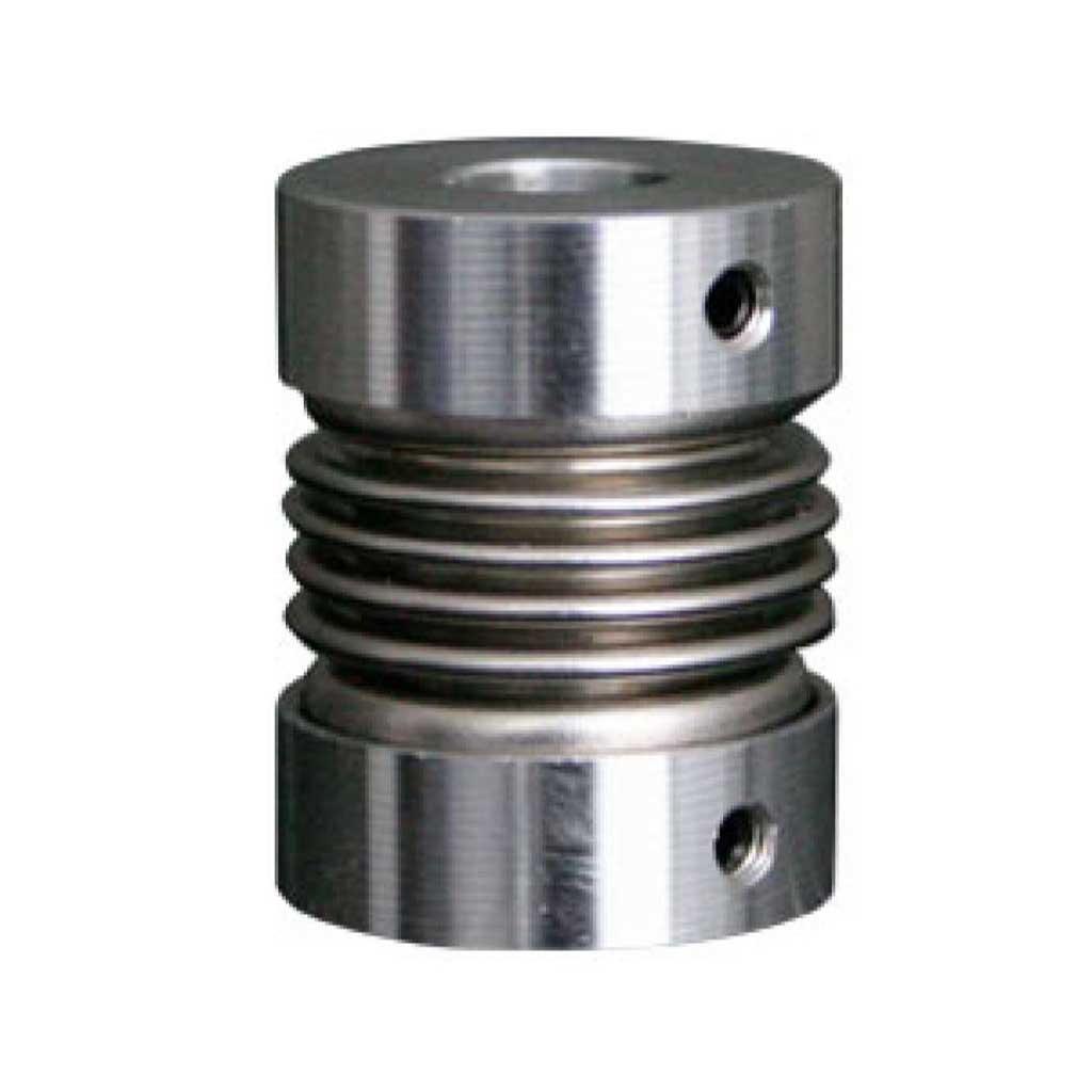 DB-8X8-D20L25 — COPLE FLEXIBLE ALUMINIO D1 8mm, D2 8mm, DEXT 20mm, LONGITUD 25mm, TORQUE 2Nm, VELOCIDAD MAXIMA 18.000RPM