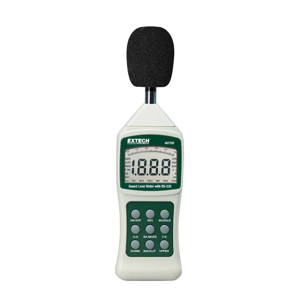 407750 — DECIBELIMETRO DIGITAL TIPO 2, CON INTERFACE (SOFTWARE 407752, NO INCLUIDO) 150DB