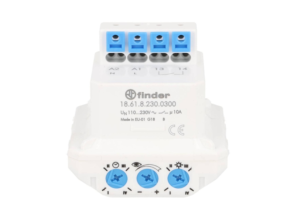 186182300300 — DETECTOR DE MOVIMIENTO MONTAJE EN PARED (110/230VAC) 1NA 10A