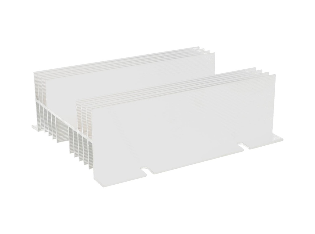 TP-KHS-5550 — DISIPADOR DE CALOR PARA RELEVADOR ESTADO . 10, 1525, 40 Y 50AMP DIM:55X150X142mm