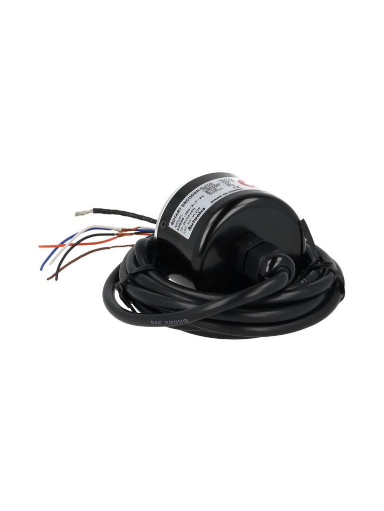 E50S8-250-3-T-24 — ENCODER INCREMENTAL TIPO OPTICO 12-24VCD TOTEM POLE AXIAL