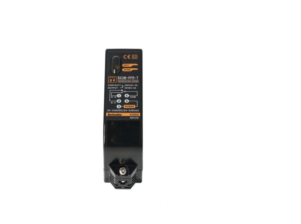 BX3M-PFR-T — FOTOCELDA S/3 METROS , 25X65X75mm, 12-24VCD RETROREFLECTIVA POLARIZADA