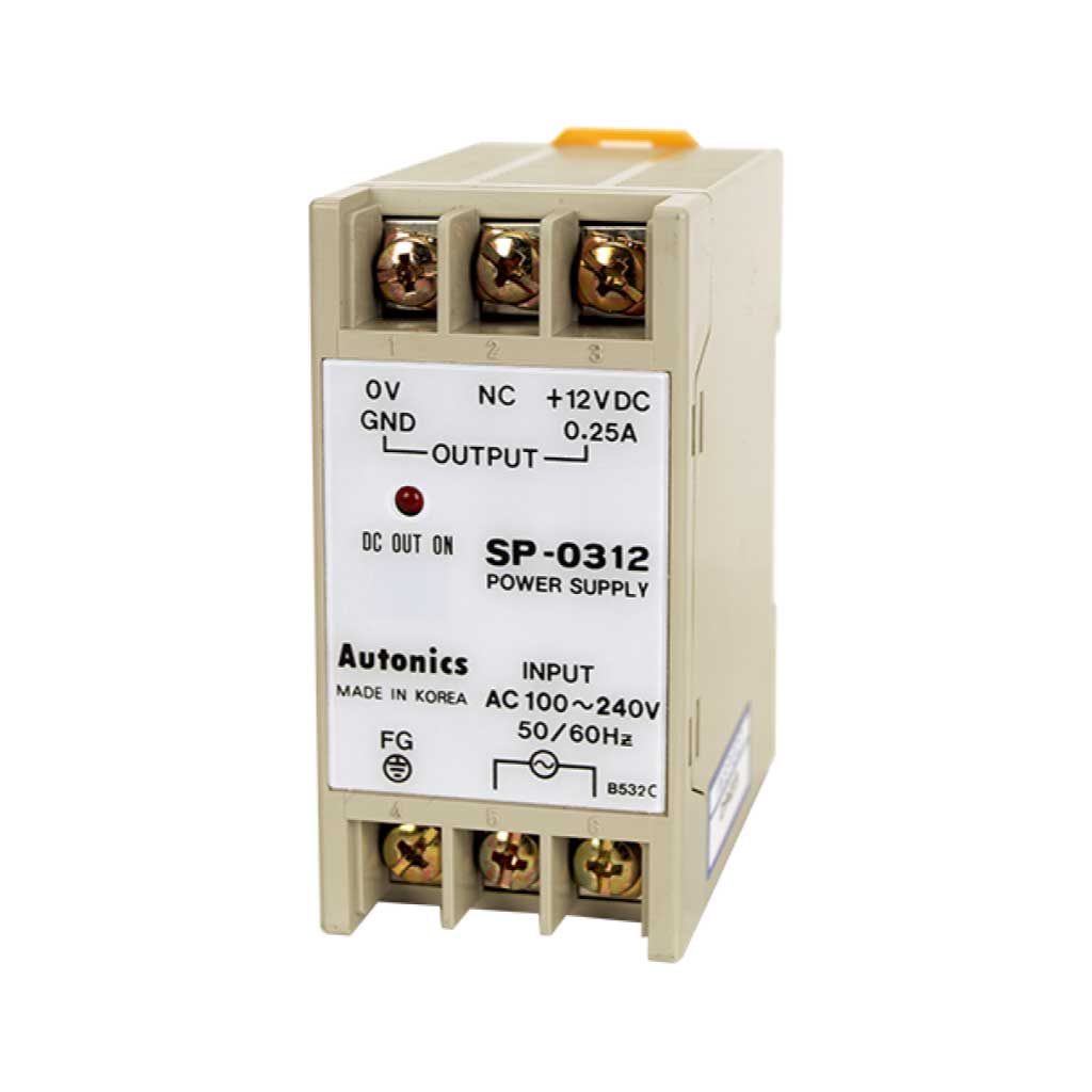 SP-0312 — FUENTE DE PODER 12VCD, 3WATT, 250MA.100-240VCA MONTAJE EN RIEL