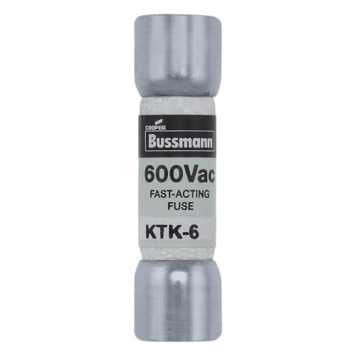 KTK-6 — FUSIBLE 6A 600V RAPIDO (CARTUCHO) ESPECIAL
