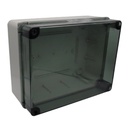 011.PK — GABINETE PLASTICO CUBIERTA TRANSPARENTE PARENTE 240X190X110MM