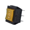 TP-321-2T-Y — INTERRUPTOR 2P2T AMARILLO ON-OFF-ON, 6 TERMINALES