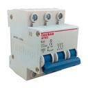 3B20 — INTERRUPTOR MINIATURA 3P 20AMP 440VCA PARA RIEL CURVA B