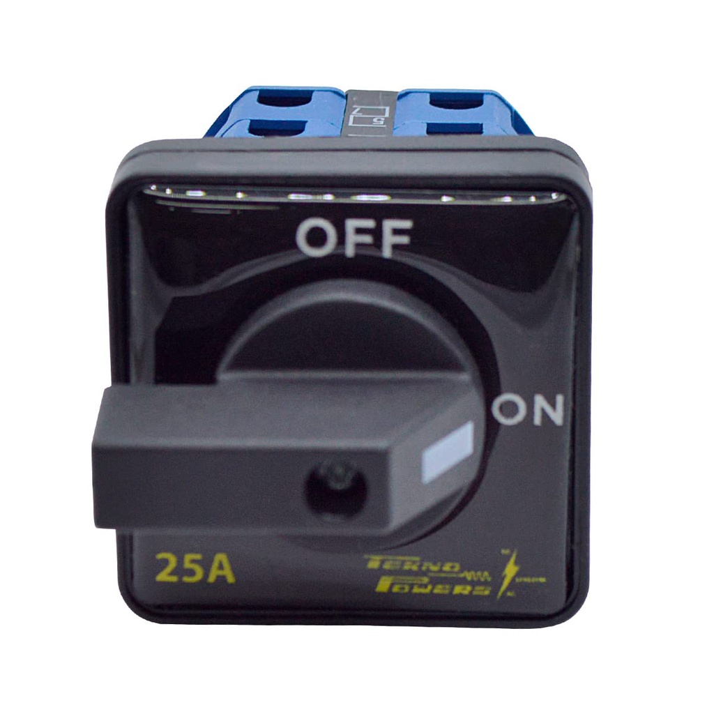 SA25-2-2 — INTERRUPTOR ROTATIVO 25A, 3 POLOS OFF-ON440V, 48X48mm