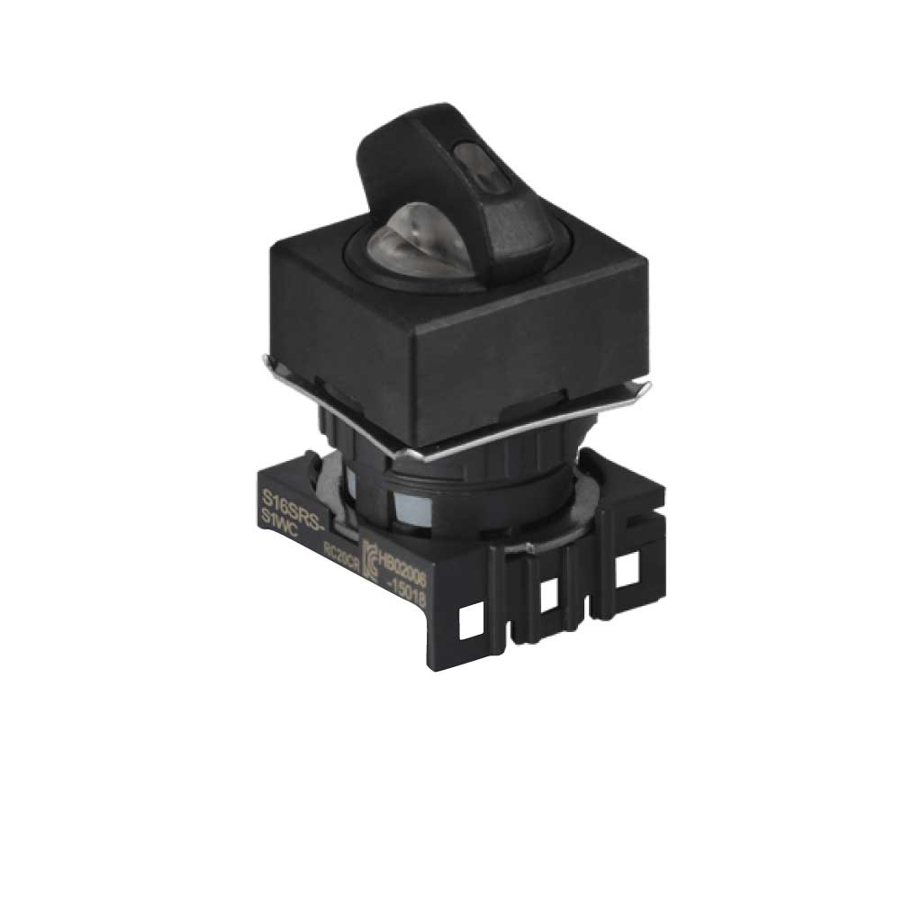 S16SRS-S4W — INTERRUPTOR SELECTOR DE CABEZA CUADRADA16mm