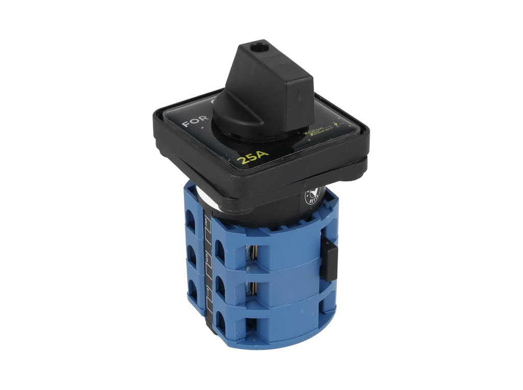 SA25-3-3 — INVERSOR DE GIRO 25A, 440V 3 POSICIONESFOR-OFF-REV, 48X48mm