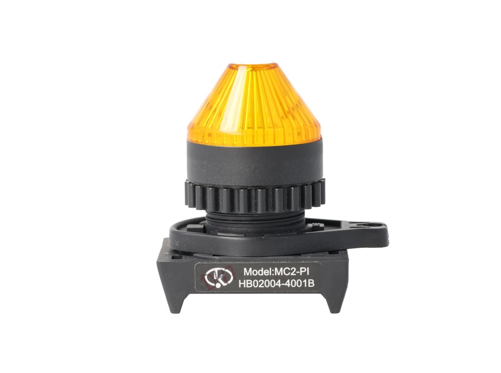 L2RR-L2Y — LAMPARA PILOTO LED AMARILLO 22mm, TIPO PUNTA, 