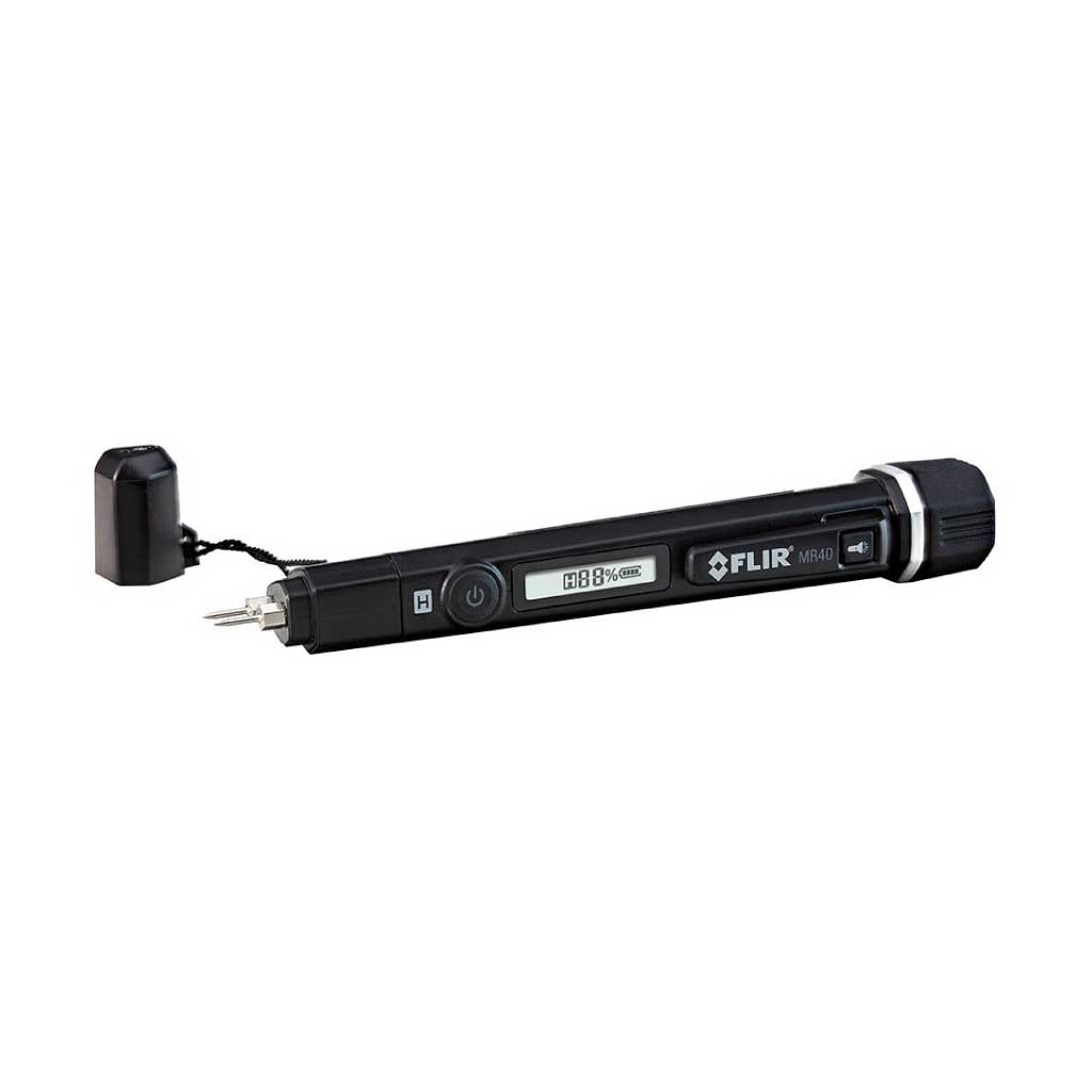 MR40 — MEDIDOR DE HUMEDAD EN MADERA + LINTERNATIPO LAPIZ