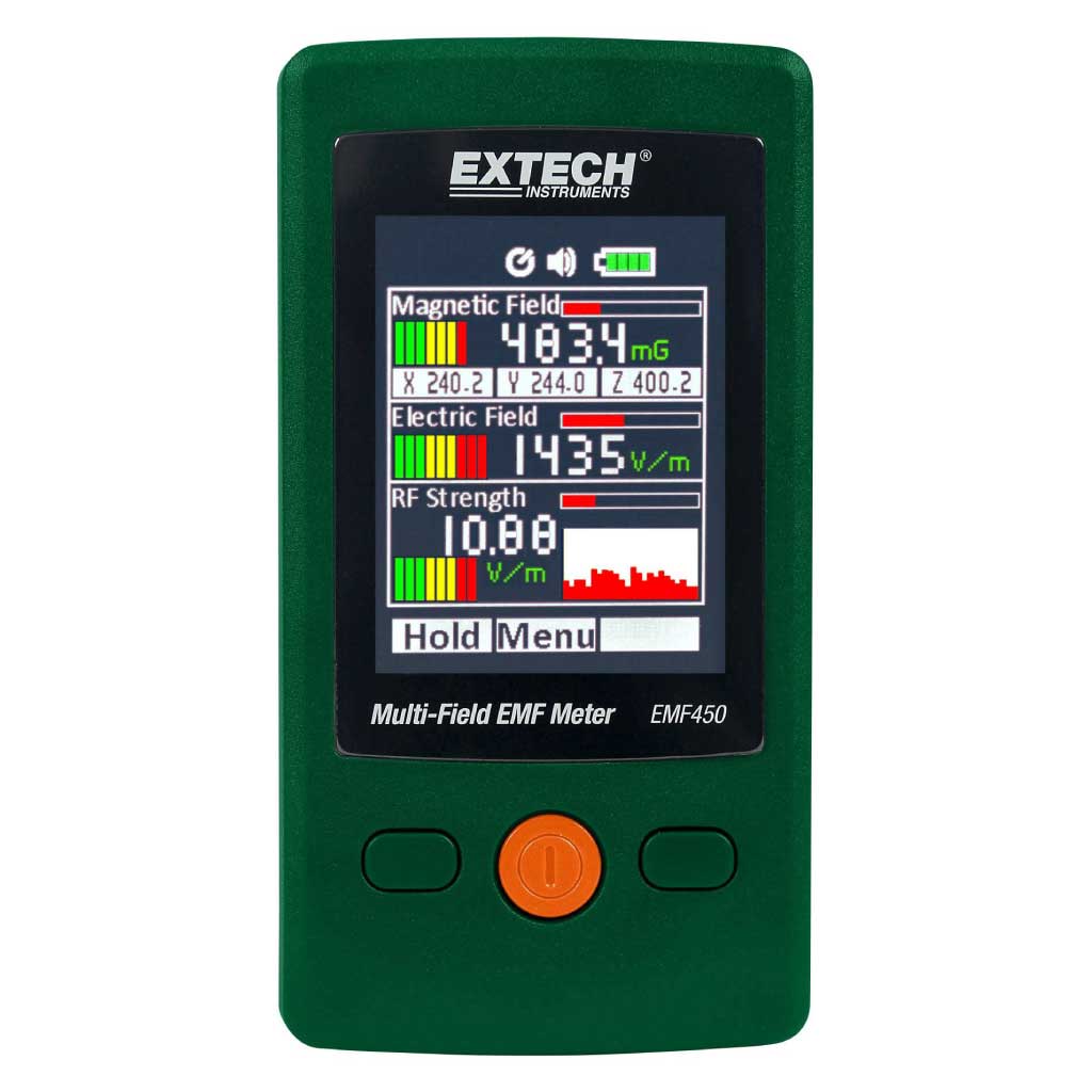 EMF450 — MEDIDOR EMF MULTICAMPO (CAMPO MAGNETICOY ELECTRICO) Y FUERZA DE RADIOFRECUENCIAUENCIA