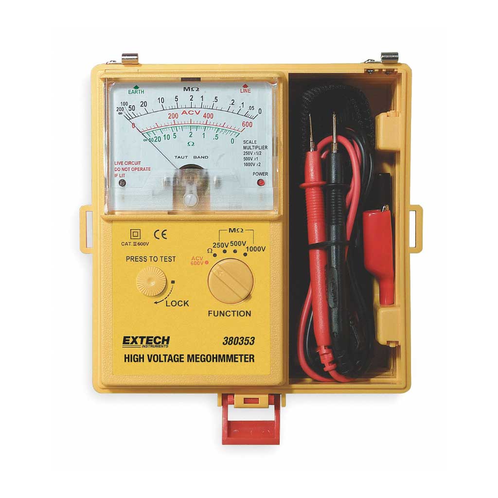 380353-NIST — MEGOMETRO ANALOGO CON CERTIFICADO