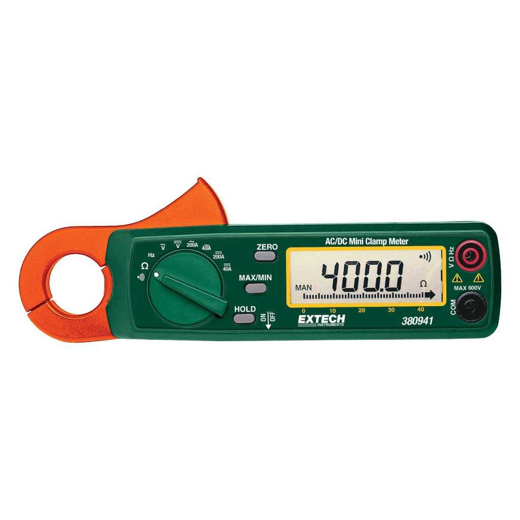 380941 — MULTIAMPERIMETRO DE GANCHO 200A  CA/CD