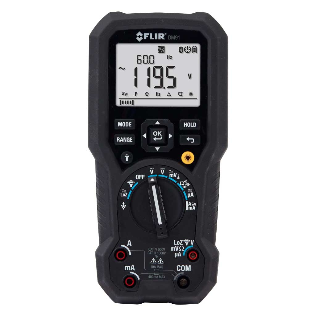 DM91 — MULTIMETRO INDUSTRIAL TRMS C/DATALOGGER