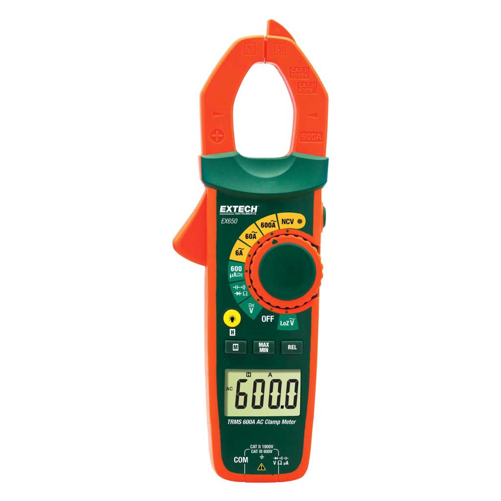 EX650-NIST — PINZA AMPERIMETRICA 600A CA, CON CERTIFICADO NIST