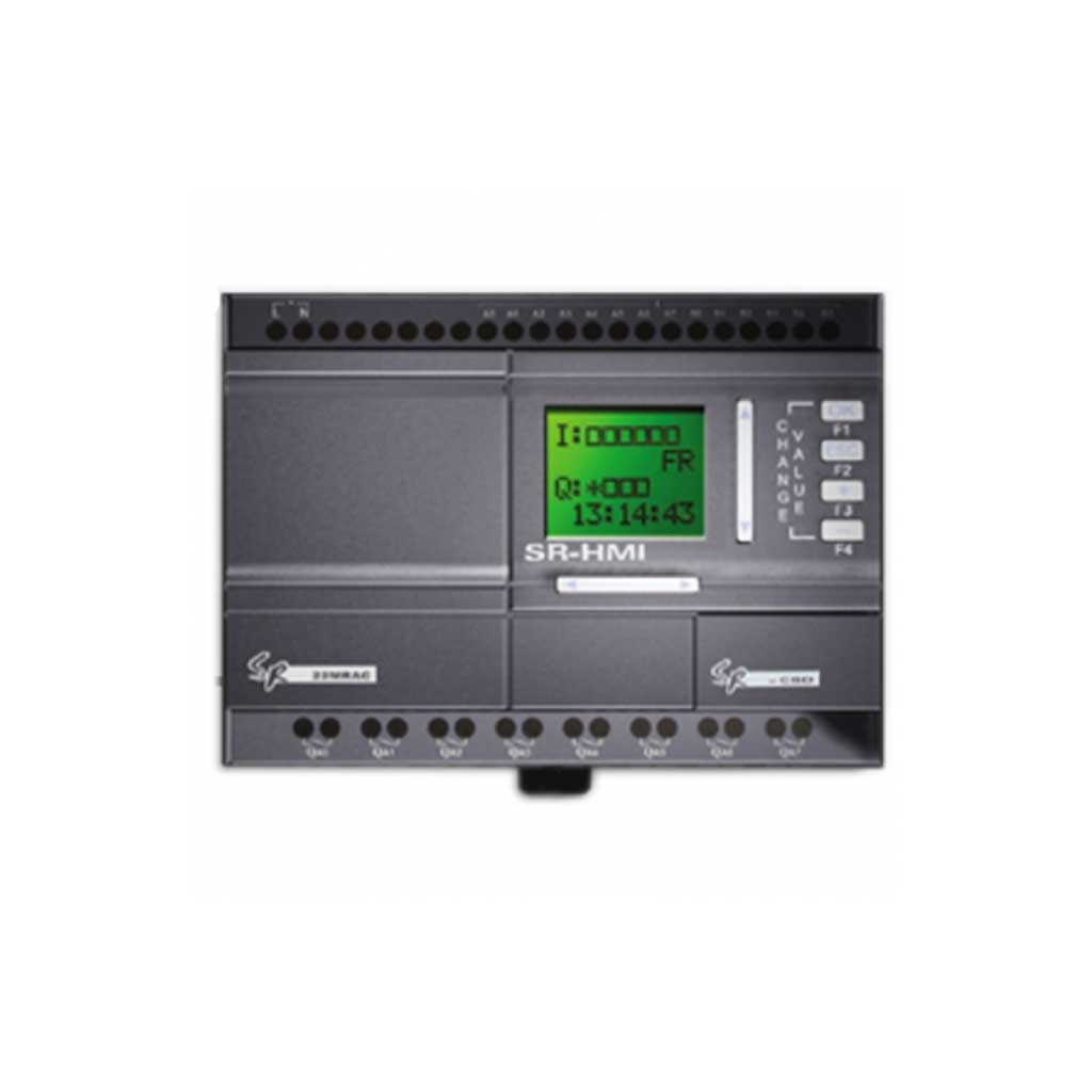 SR-22MRAC — PLC MINI 14 ENTRADA DIGITAL 8SALIDA RELE, 100-240VCA PARA RIEL, SOFTWARE SUPER CAD