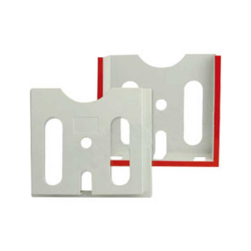 RAL7035 — PORTAPLANOS PLASTICO ABS ANTILLAMA PARA TABLERISTA, 263 X 233.5 X 32.5mm, COLOR GRIS CLARO