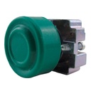 2AB3 — PULSADOR CON CAPUCHON DE GOMA 22MM VERDE