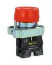 TP-P22SS-R — PULSADOR CON CAPUCHON ROJO*NO SON A PRUEBA DE EXPLOSION*