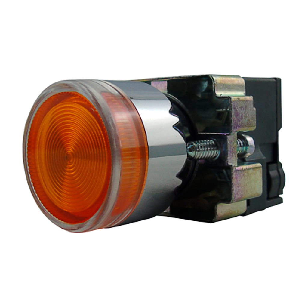 2ALF5LB-400 — PULSADOR ILUMINADO NO INCLUYE LED 6V, 12V, 24V, 48V, 110V, 230VCA/CD #MCB95*** (***=VOLTAJE) 