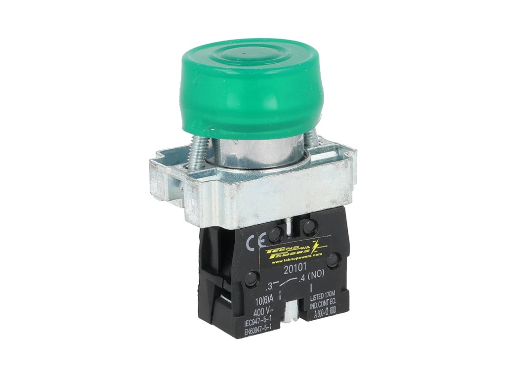 TP-P22S-G — PULSADOR NA VERDE*NO SON A PRUEBA DE EXPLOSION*