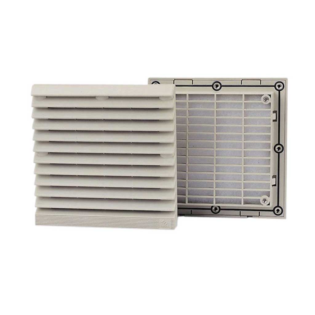 REJILLA 148.5PF — REJILLA PLASTICA CON FILTRO PARA VENTILADOR 120mmmedida ext.148.x 148.5mm