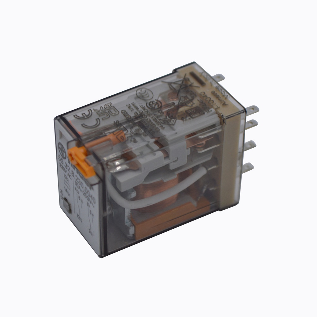 553282300040 — RELE 230VCA 2P2T 10AMP.