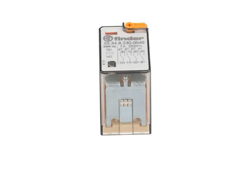553482300040 — RELE 230VCA 4P2T 10AMP.