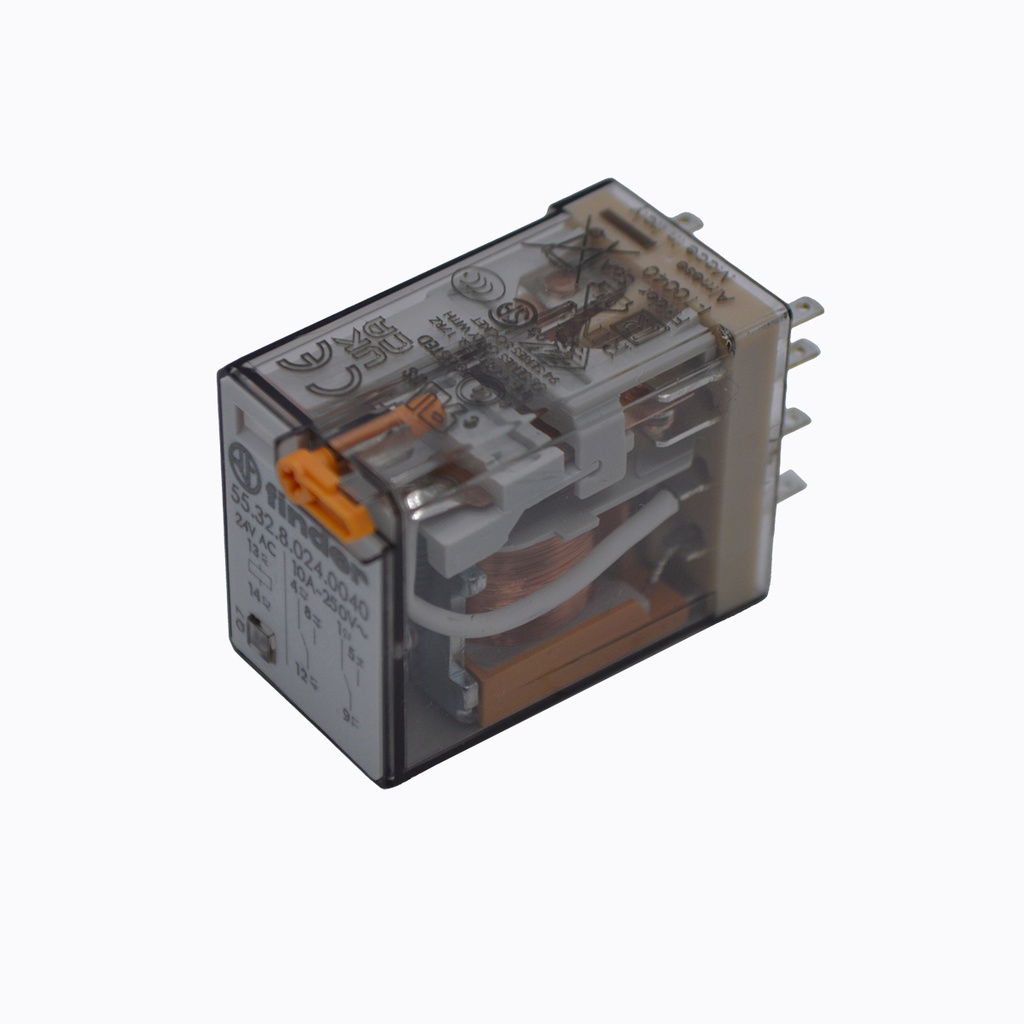 553280240040 — RELE 24VCA 2P2T 10AMP.