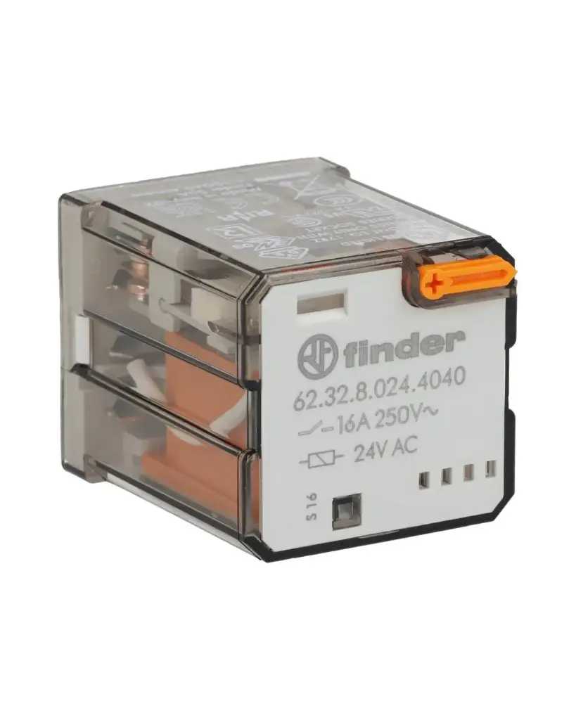 623280244040 — RELE 2CC FASTON (024VAC)16A