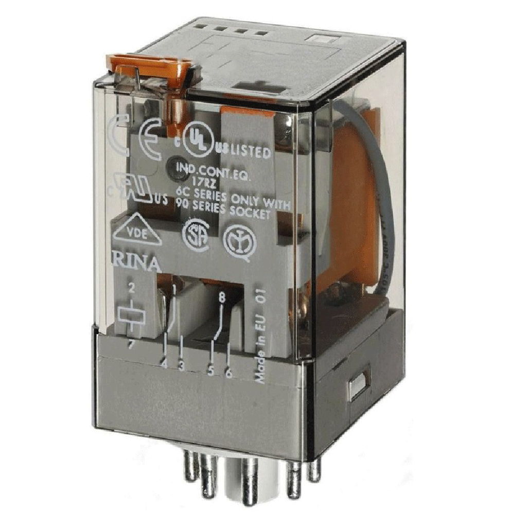 601280240040 - RELE OCTAL 24VCA 10AMP