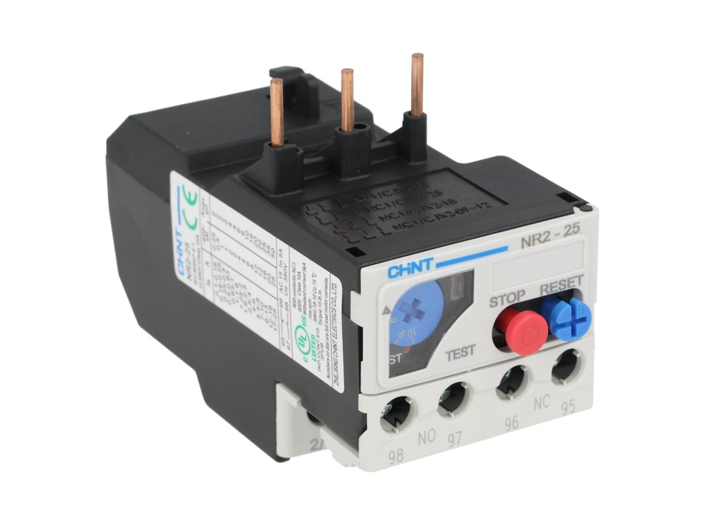 NR2-25-10A — RELE TERMICO DE SOBRECARGA 7-10AMPPARA CONTACTOR SERIE NC1 Y NC2