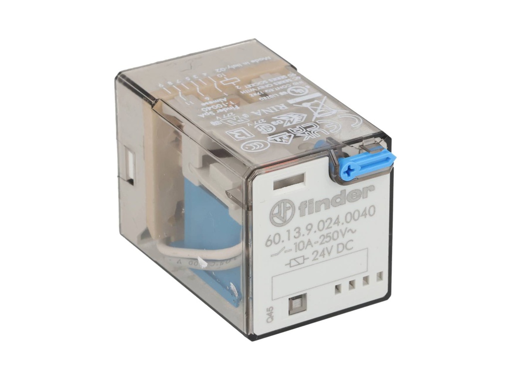 601390240040 — RELE UNDECAL 24VCD 3P2T 10AMP.