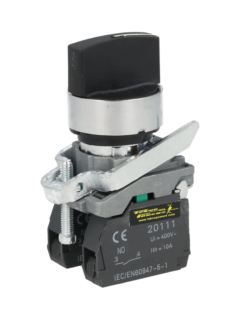 TP-XB4-3R — SELECTOR 3POS. CON RETORNO 2NA 22mm*NO SON A PRUEBA DE EXPLOSION*