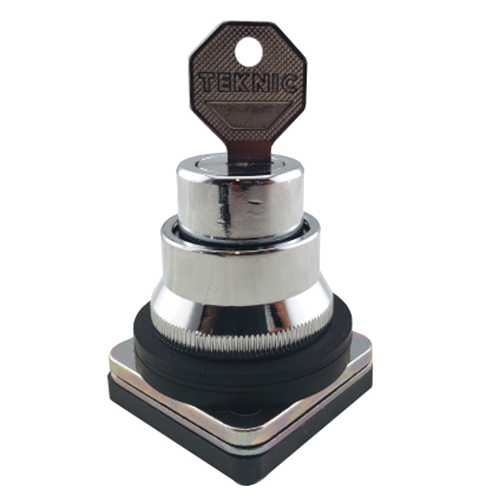 AK2-2PB — SELECTOR C/LLAVE 2 POS FIJAS 30MM