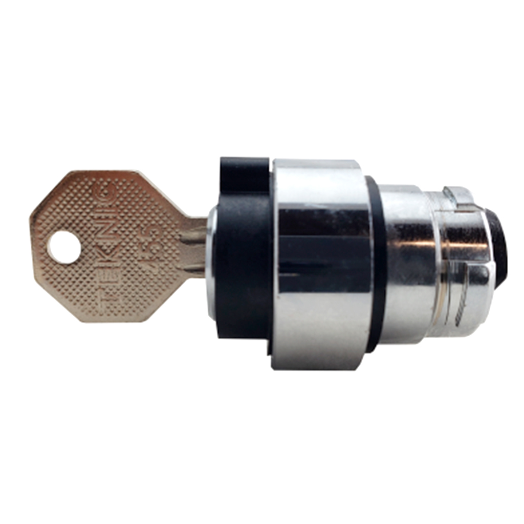 2AK2-01 — SELECTOR CON LLAVE 2 POSISIONES ICIONES FIJAS 22MM