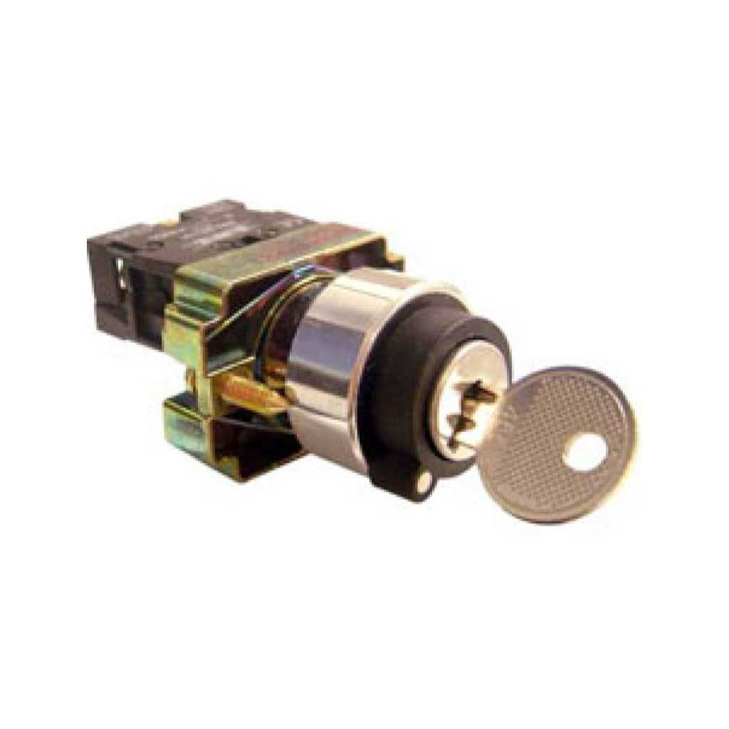 TP-R22-2K — SELECTOR CON LLAVE 2POS 22mm NA 10A 400V*NO SON A PRUEBA DE EXPLOSION* 